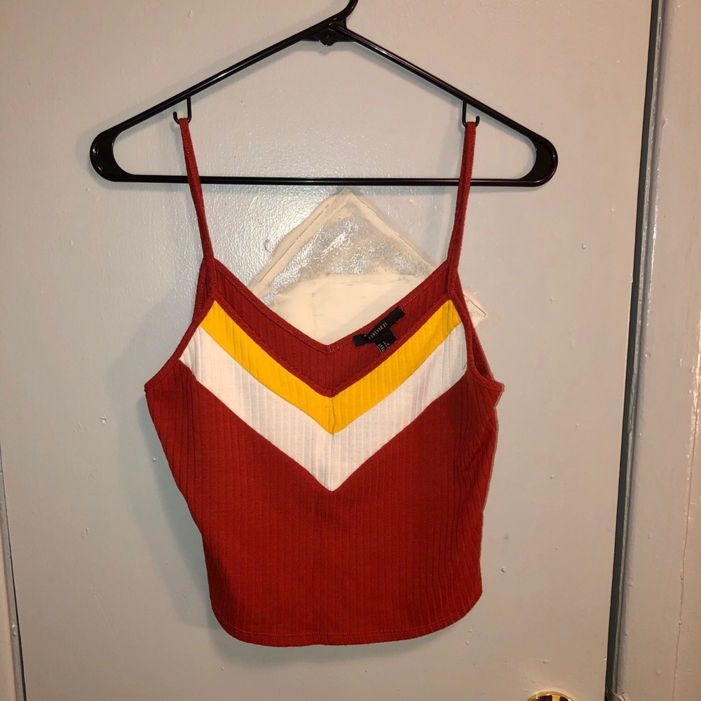 Spaghetti strap crop top!